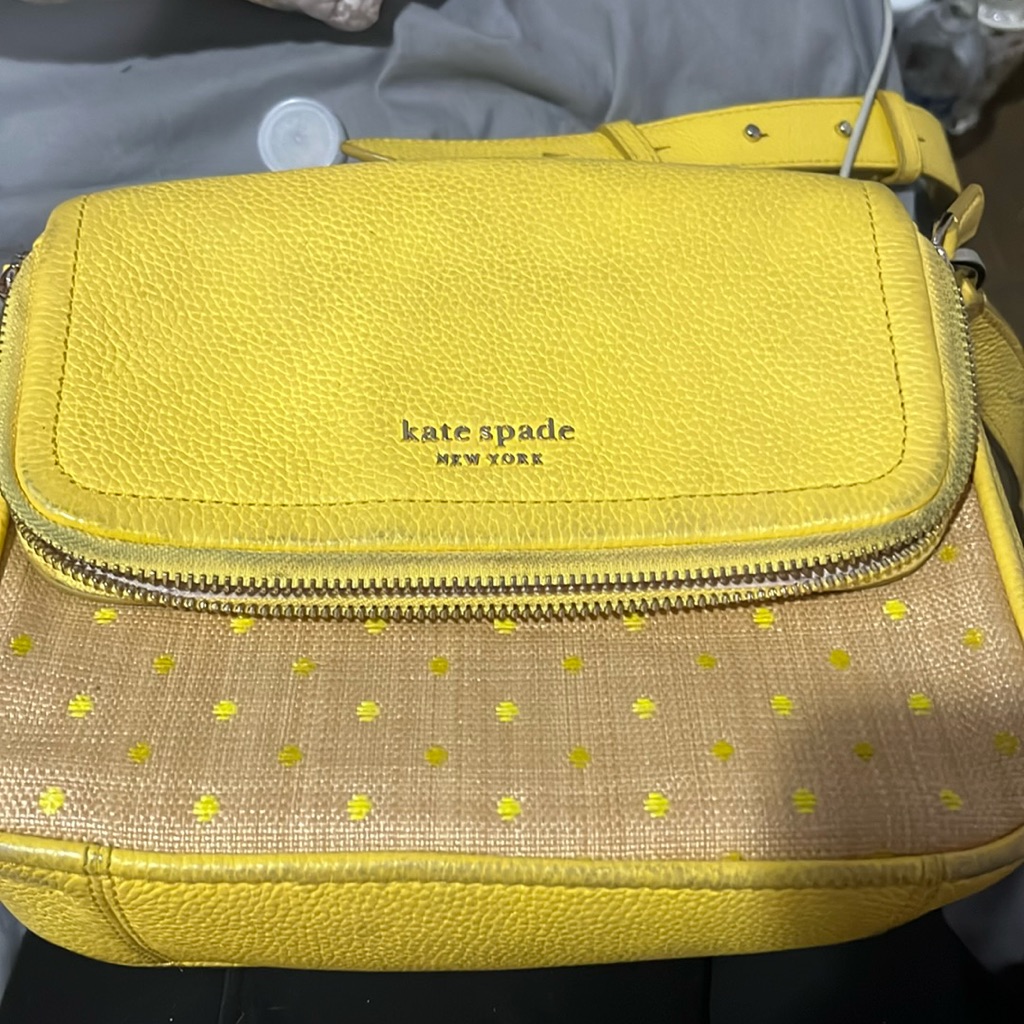 Kate Spade Yellow Polka Dot Bag